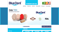 Desktop Screenshot of bluedent.com.br